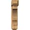 Ekena Millwork Balboa Craftsman Smooth Bracket w/ Offset Brace, Western Red Cedar, 7 1/2"W x 30"D x 34"H BKT0806X30X34BOA04SWR - alternate 4